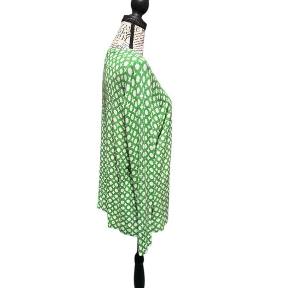 CHARTER CLUB Women Stretch Comfy Rayon‎ Nylon Cardigan Sweater Geo 0X - Picture 4 of 7